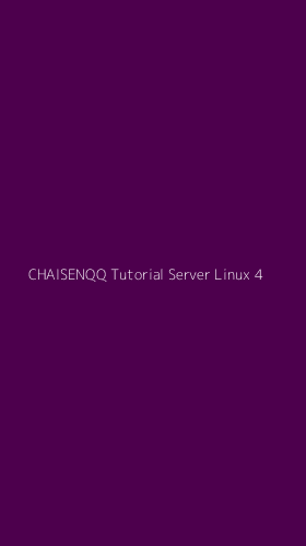 Tampilan Antarmuka Aplikasi Chaisenqq Tutorial Server Linux - 4