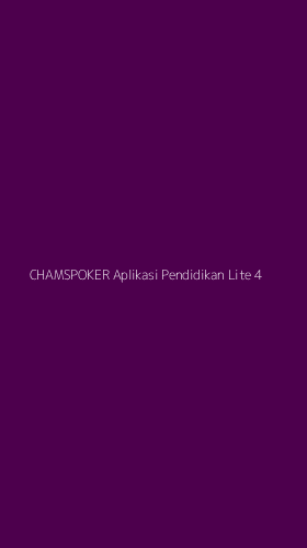 Tampilan Antarmuka Aplikasi Chamspoker Aplikasi Pendidikan Lite - 4