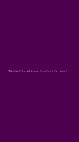 Tampilan Antarmuka Aplikasi Cipinang4d Portal Informasi Game Online Terupdate - 1
