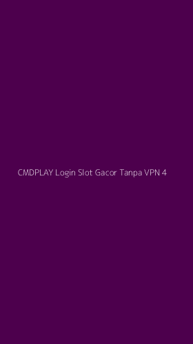 Tampilan Antarmuka Aplikasi Cmdplay Login Slot Gacor Tanpa Vpn - 4