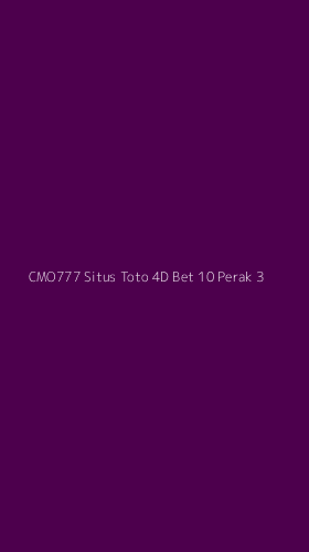 Tampilan Antarmuka Aplikasi Cmo777 Situs Toto 4d Bet 10 Perak - 3