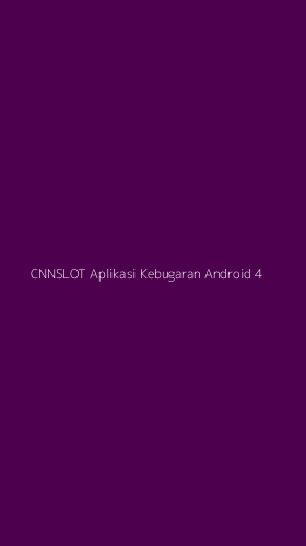 Tampilan Antarmuka Aplikasi Cnnslot Aplikasi Kebugaran Android - 4