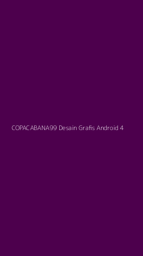 Tampilan Antarmuka Aplikasi Copacabana99 Desain Grafis Android - 4