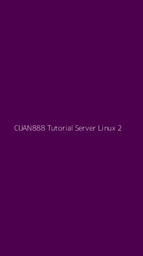 Tampilan Antarmuka Aplikasi Cuan888 Tutorial Server Linux - 2