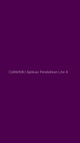 Tampilan Antarmuka Aplikasi Cuanhoki Aplikasi Pendidikan Lite - 4