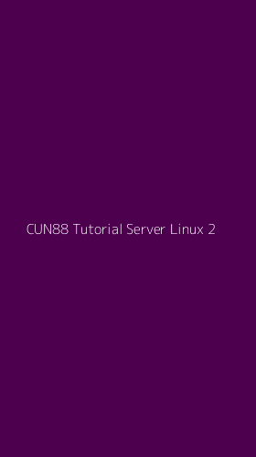 Tampilan Antarmuka Aplikasi Cun88 Tutorial Server Linux - 2