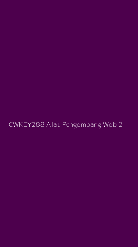 Tampilan Antarmuka Aplikasi Cwkey288 Alat Pengembang Web - 2