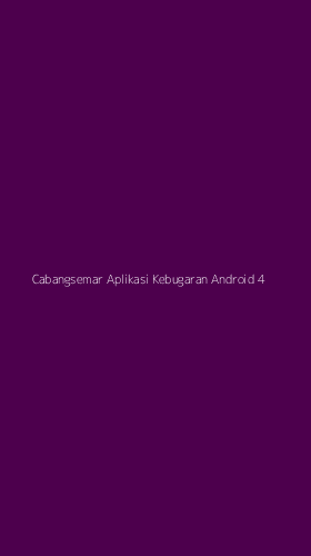 Tampilan Antarmuka Aplikasi Cabangsemar Aplikasi Kebugaran Android - 4