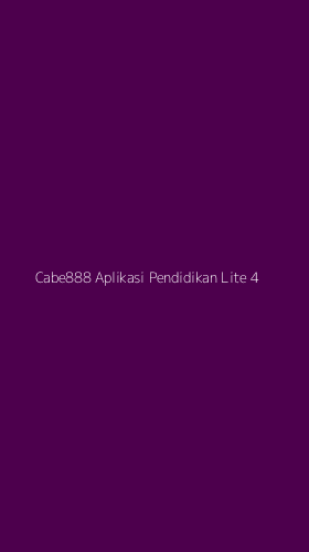 Tampilan Antarmuka Aplikasi Cabe888 Aplikasi Pendidikan Lite - 4
