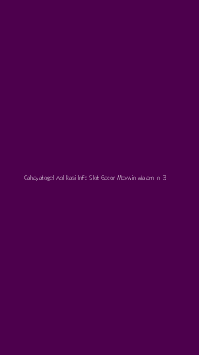 Tampilan Antarmuka Aplikasi Cahayatogel Aplikasi Info Slot Gacor Maxwin Malam Ini - 3
