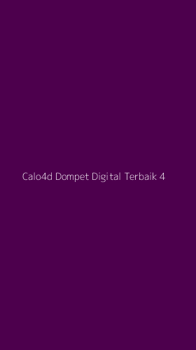 Tampilan Antarmuka Aplikasi Calo4d Dompet Digital Terbaik - 4