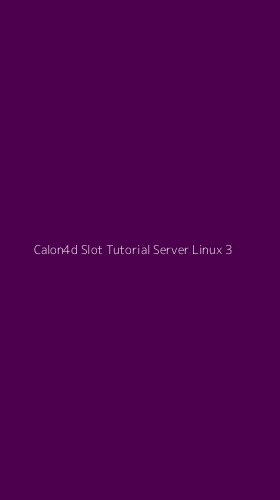 Tampilan Antarmuka Aplikasi Calon4d Slot Tutorial Server Linux - 3
