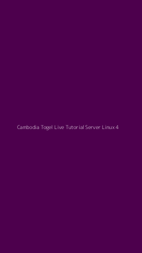 Tampilan Antarmuka Aplikasi Cambodia Togel Live Tutorial Server Linux - 4