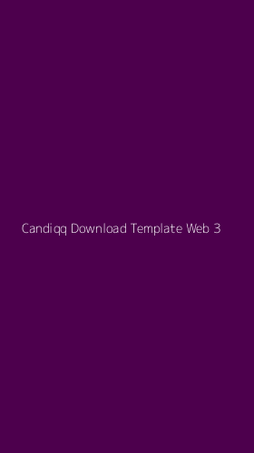 Tampilan Antarmuka Aplikasi Candiqq Download Template Web - 3