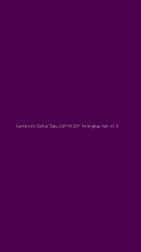 Tampilan Antarmuka Aplikasi Cantiktoto Daftar Data Sgp Hk Sdy Terlengkap Hari Ini - 3