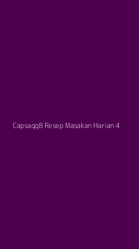 Tampilan Antarmuka Aplikasi Capsaqq8 Resep Masakan Harian - 4