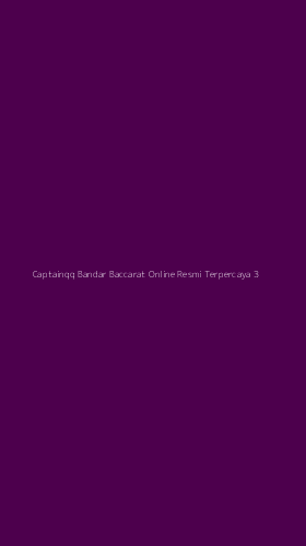 Tampilan Antarmuka Aplikasi Captainqq Bandar Baccarat Online Resmi Terpercaya - 3