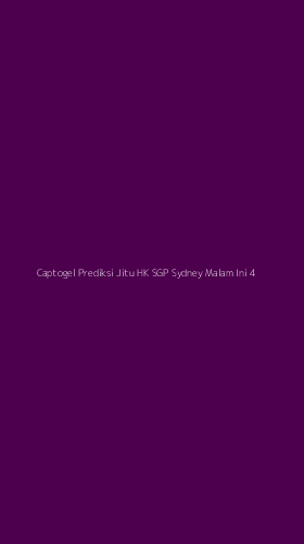 Tampilan Antarmuka Aplikasi Captogel Prediksi Jitu Hk Sgp Sydney Malam Ini - 4