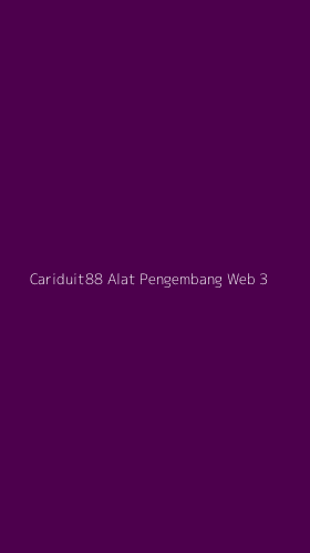Tampilan Antarmuka Aplikasi Cariduit88 Alat Pengembang Web - 3