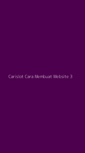 Tampilan Antarmuka Aplikasi Carislot Cara Membuat Website - 3