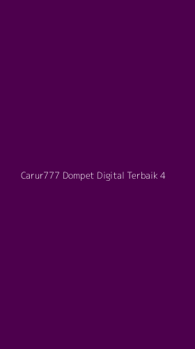 Tampilan Antarmuka Aplikasi Carur777 Dompet Digital Terbaik - 4