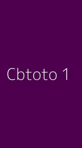 Tampilan Antarmuka Aplikasi Cbtoto - 1