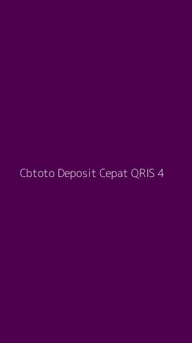 Tampilan Antarmuka Aplikasi Cbtoto Deposit Cepat Qris - 4