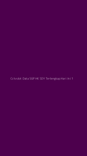 Tampilan Antarmuka Aplikasi Cctvslot Data Sgp Hk Sdy Terlengkap Hari Ini - 1