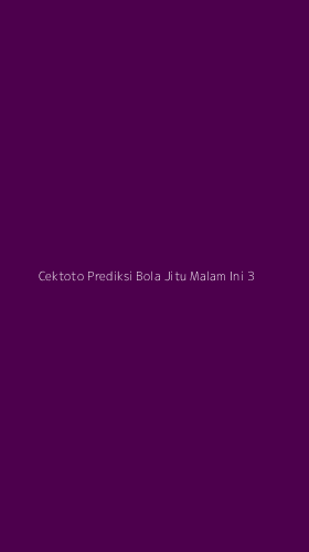 Tampilan Antarmuka Aplikasi Cektoto Prediksi Bola Jitu Malam Ini - 3