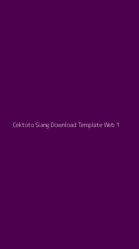 Tampilan Antarmuka Aplikasi Cektoto Siang Download Template Web - 1
