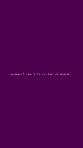 Tampilan Antarmuka Aplikasi Cemara 777 Link Slot Gacor Hari Ini Resmi - 4