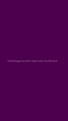 Tampilan Antarmuka Aplikasi Cemerlangqq Cara Main Togel Colok Jitu Pemula - 4