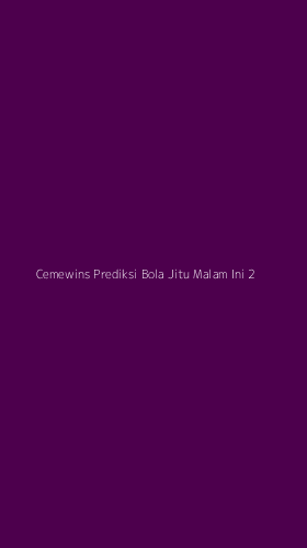 Tampilan Antarmuka Aplikasi Cemewins Prediksi Bola Jitu Malam Ini - 2