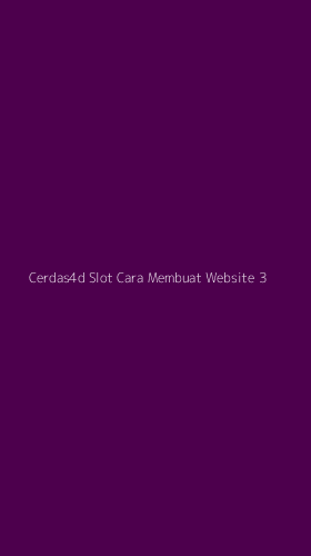 Tampilan Antarmuka Aplikasi Cerdas4d Slot Cara Membuat Website - 3