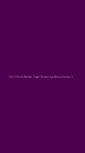 Tampilan Antarmuka Aplikasi Ceri123com Bandar Togel Terpercaya Bonus Harian - 3
