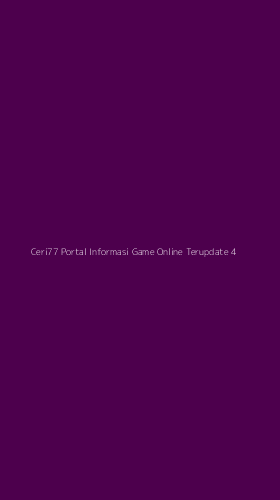 Tampilan Antarmuka Aplikasi Ceri77 Portal Informasi Game Online Terupdate - 4