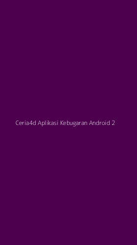 Tampilan Antarmuka Aplikasi Ceria4d Aplikasi Kebugaran Android - 2