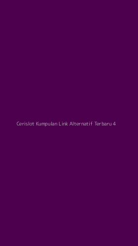 Tampilan Antarmuka Aplikasi Cerislot Kumpulan Link Alternatif Terbaru - 4