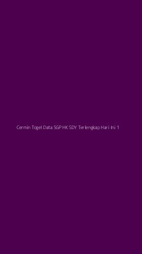Tampilan Antarmuka Aplikasi Cermin Togel Data Sgp Hk Sdy Terlengkap Hari Ini - 1