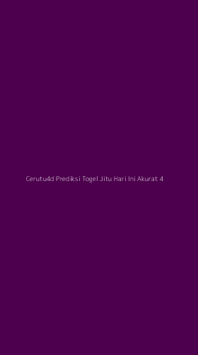 Tampilan Antarmuka Aplikasi Cerutu4d Prediksi Togel Jitu Hari Ini Akurat - 4