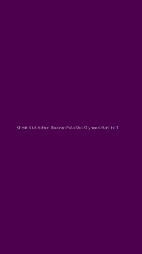 Tampilan Antarmuka Aplikasi Cheat Slot Admin Bocoran Pola Slot Olympus Hari Ini - 1