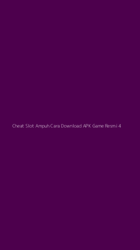 Tampilan Antarmuka Aplikasi Cheat Slot Ampuh Cara Download Apk Game Resmi - 4