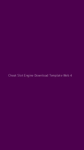 Tampilan Antarmuka Aplikasi Cheat Slot Engine Download Template Web - 4