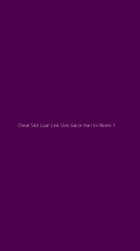 Tampilan Antarmuka Aplikasi Cheat Slot Luar Link Slot Gacor Hari Ini Resmi - 1