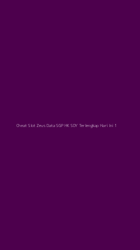 Tampilan Antarmuka Aplikasi Cheat Slot Zeus Data Sgp Hk Sdy Terlengkap Hari Ini - 1