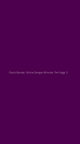 Tampilan Antarmuka Aplikasi Check Bandar Online Dengan Winrate Tertinggi - 3
