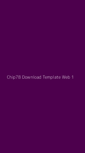 Tampilan Antarmuka Aplikasi Chip78 Download Template Web - 1