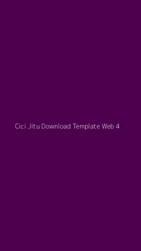 Tampilan Antarmuka Aplikasi Cici Jitu Download Template Web - 4