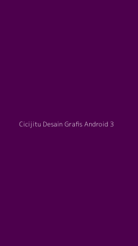 Tampilan Antarmuka Aplikasi Cicijitu Desain Grafis Android - 3