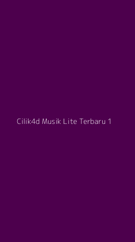 Tampilan Antarmuka Aplikasi Cilik4d Musik Lite Terbaru - 1